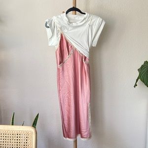 T Shirt & Sleep Dress Satin Dress